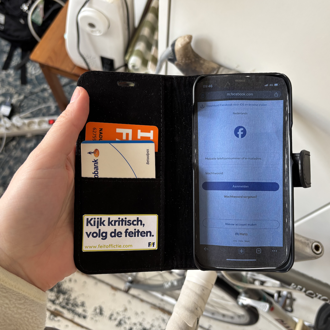 Feit of fictie telefoonhoesje